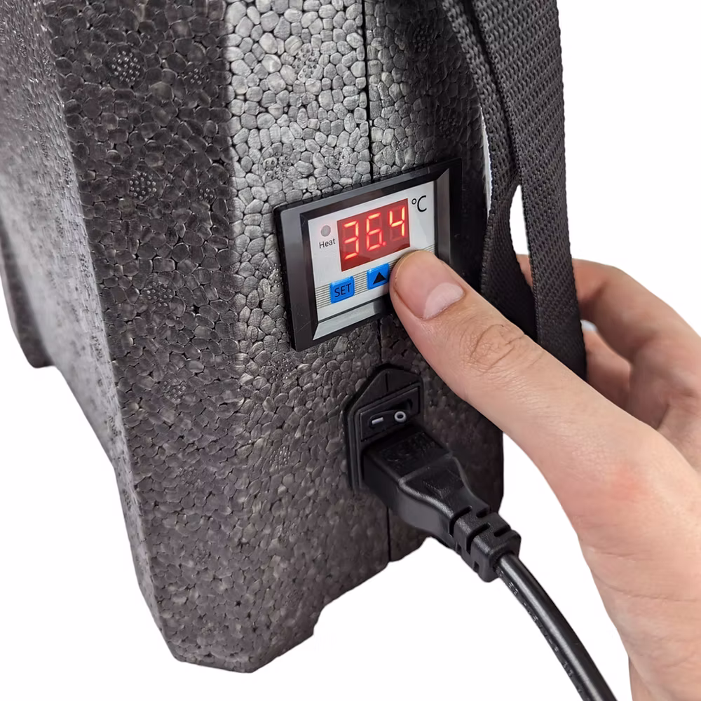 Einstellen des Kartuschenvorwärmer-Temperaturreglers